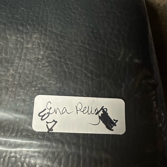 ENA PELLY 6 Classic black woman pebbled leather mini skirt runway luxury grease - Picture 9 of 9